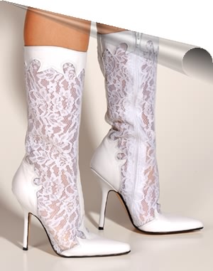 White Boots Samantha