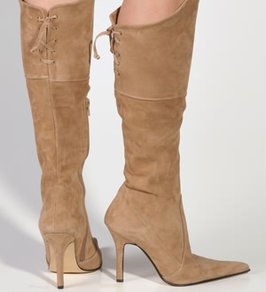 Beige Stiefel Lorella