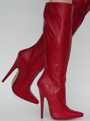 Rot Stiefel Monica