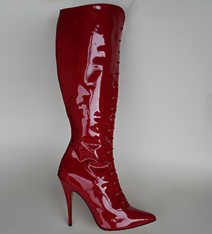 Rot Stiefel Tiche