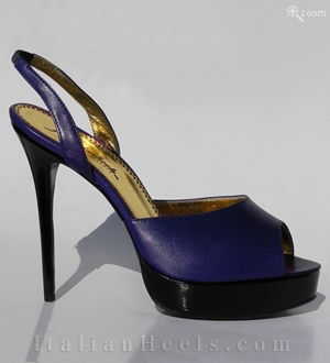 Blue Black Platforms Eleonora