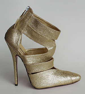 Pumps oro Natalia