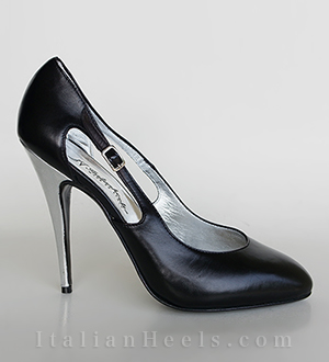 Black silver Pumps Nilde