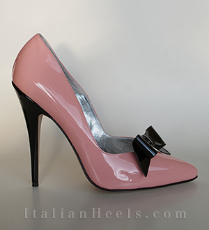 Rosa Schwarz Pumps Sibilla