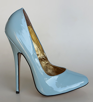 Pumps azul Minervina