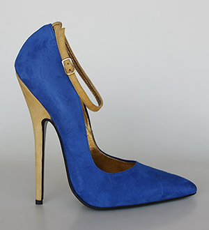 blaues Pumps Sibilla