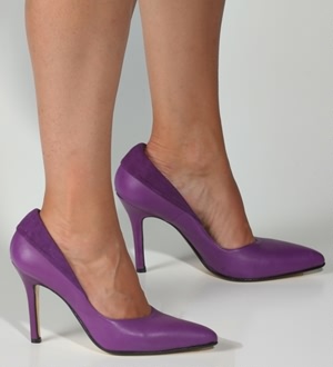 Pumps Morada Rolita