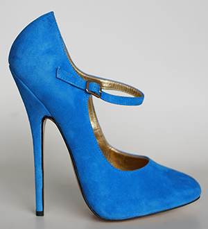 blaues Pumps Minervina