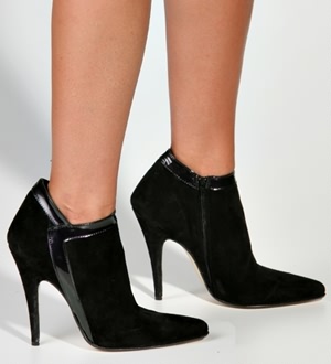 Pumps Negro/Morado Pernilla