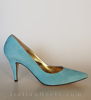 Pumps azul Ombretta