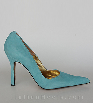 Pumps azul Ombretta