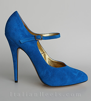 blaues Pumps Minervina