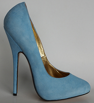 Pumps azul Minervina