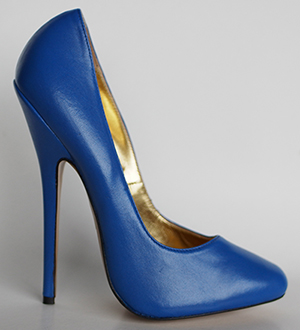 blaues Pumps Minervina