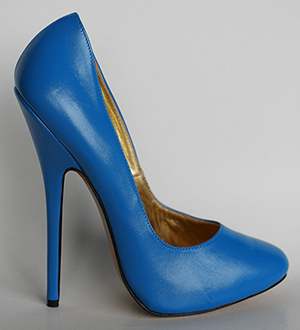 Pumps azul Minervina