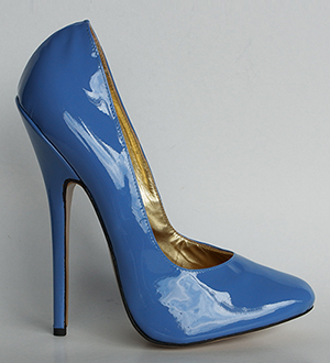 Pumps azul Minervina