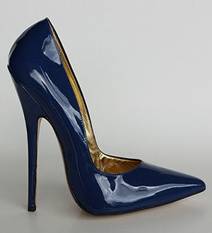 blaues Pumps Sibilla