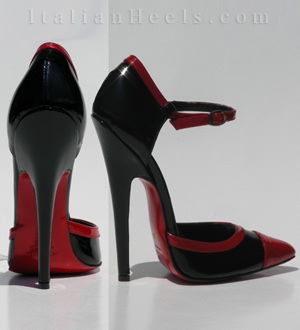 Black Red Pumps Maria
