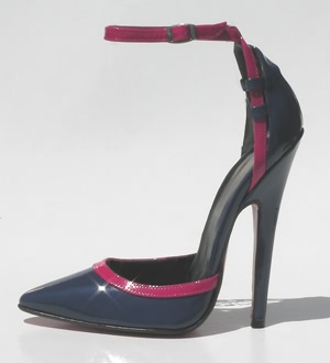 BlueNavy Fuxia Pumps Marta
