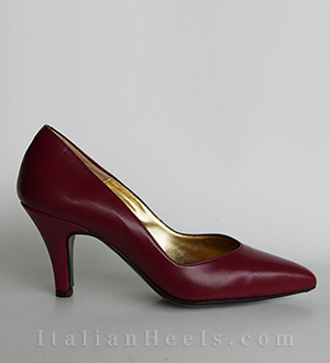 Burgundy Pumps Luciana