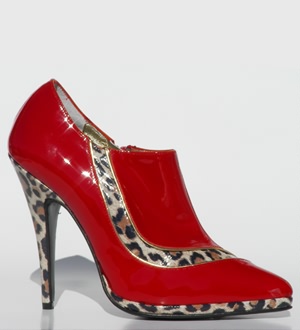 Pumps Rojo Leopard Melissa