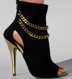 Pumps Oro Negro Fulvia