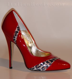 Red Leopard Pumps Diadora