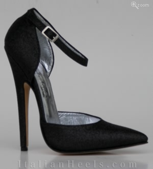 Pumps NegroGlitter Miriam