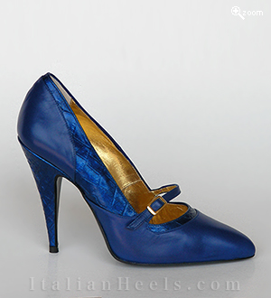 blaues Pumps Yvonne