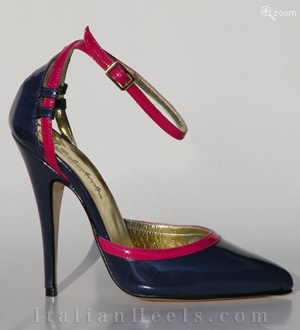 BlueNavy Fuxia Pumps Marta