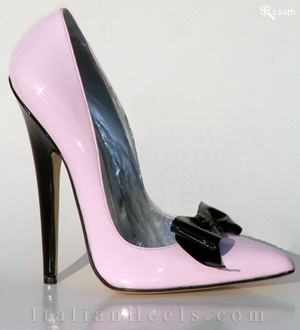 Rosa Schwarz Pumps Sibilla