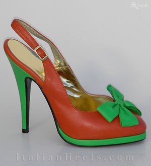 OrangeGreen Pumps Gisetta