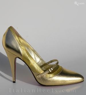 Pumps oro Yvonne