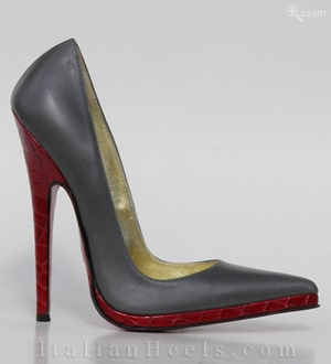 Pumps Rojo Gris Daiana