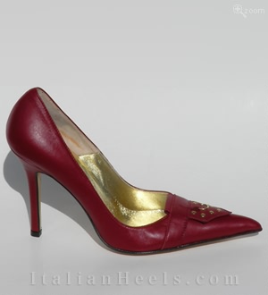 Pumps Borgona Esmeralda