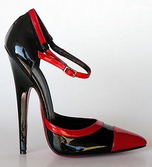 Black Red Pumps Maria