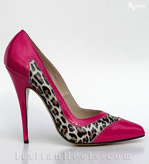 Fuxia Leopard Pumps Lena