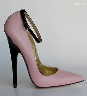 Rosa Schwarz Pumps Danubia