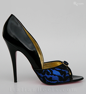 Black blue Pumps Ludovica