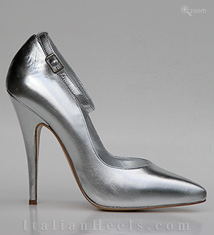 Silver Pumps Sofia