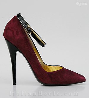 Black Burgundy Pumps Sibilla