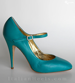 Turquoise Pumps Minervina