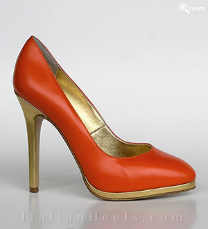 Pumps oro Minervina