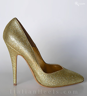 Gold Pumps Paloma