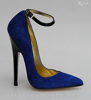 blaues Pumps Sibilla