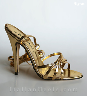 Sandalias oro Stefania