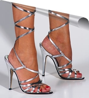 Silver Sandals Martina