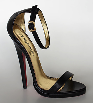 Black Sandals Polissena