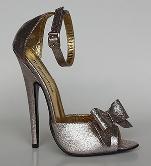 Sandalias Platino glitter Ottilia