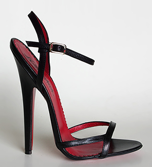 Black Sandals Bisetta